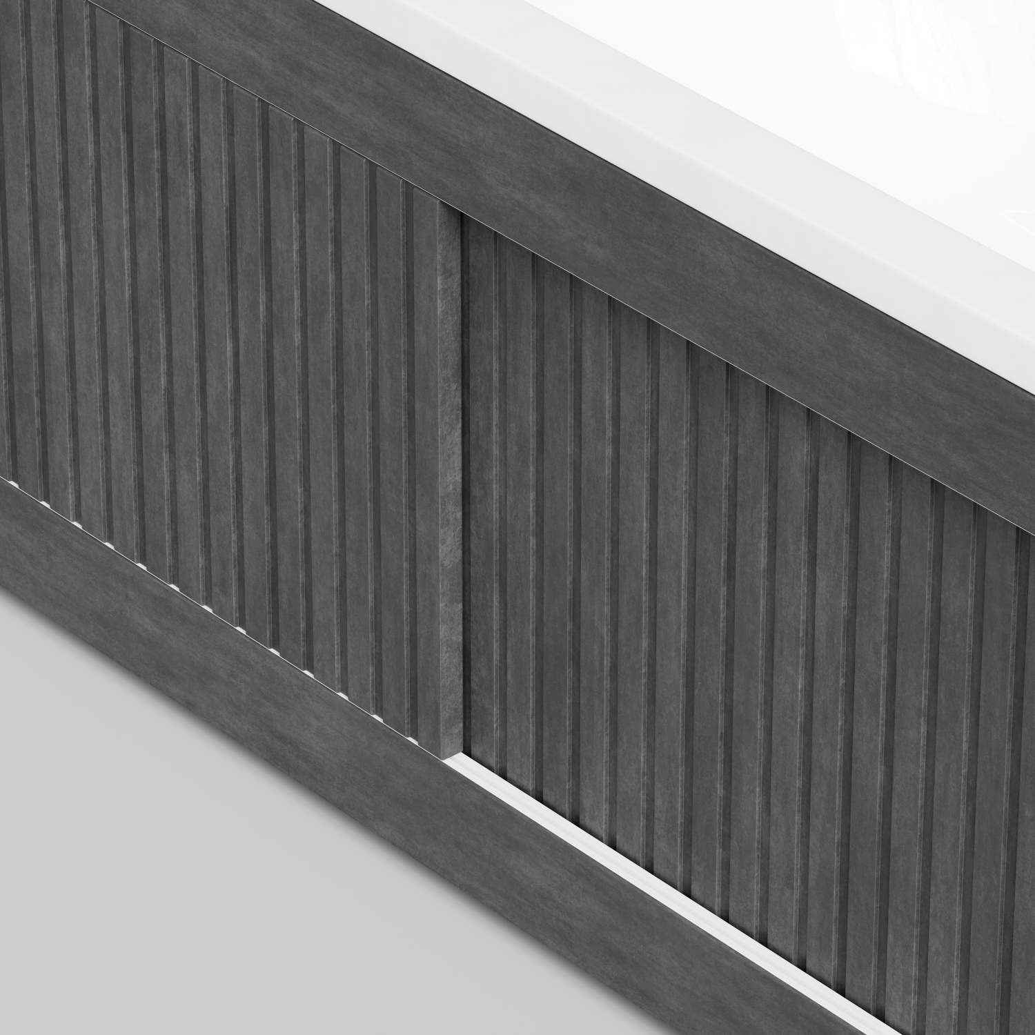 Экран под ванну Vod-ok Тач 170 раздвижной Серый камень