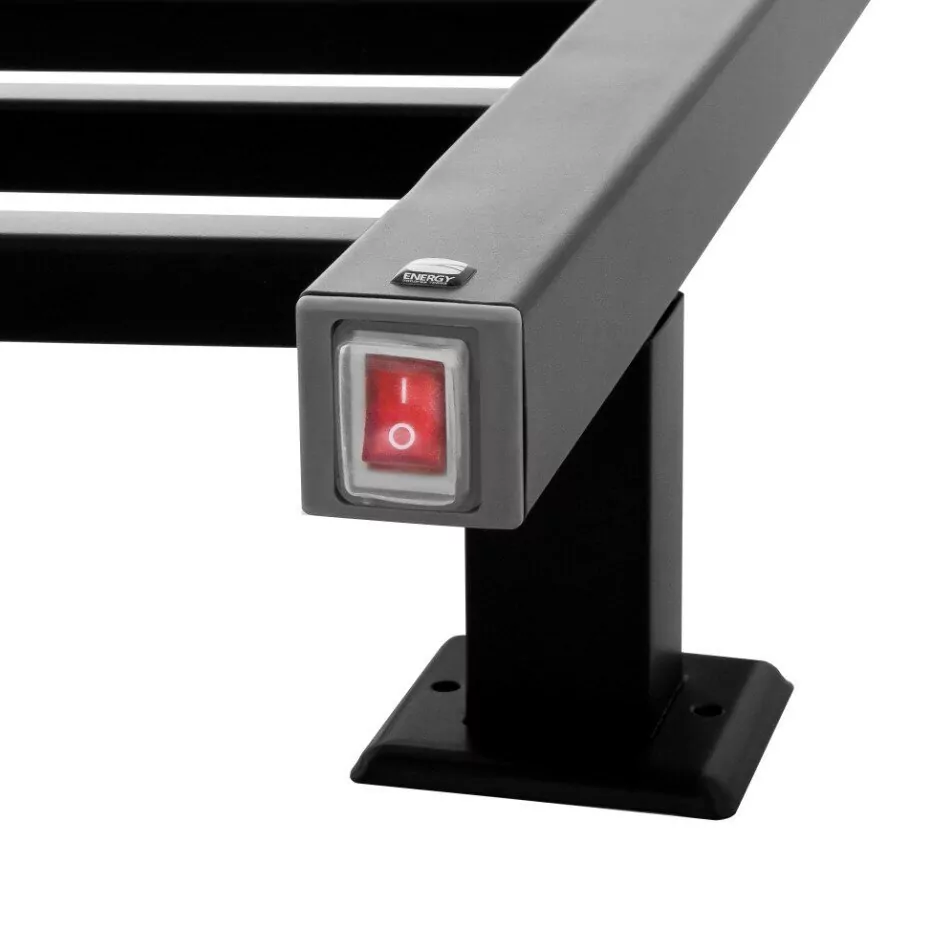 Полотенцесушитель электрический Energy Grand P 800x500 черный матовый