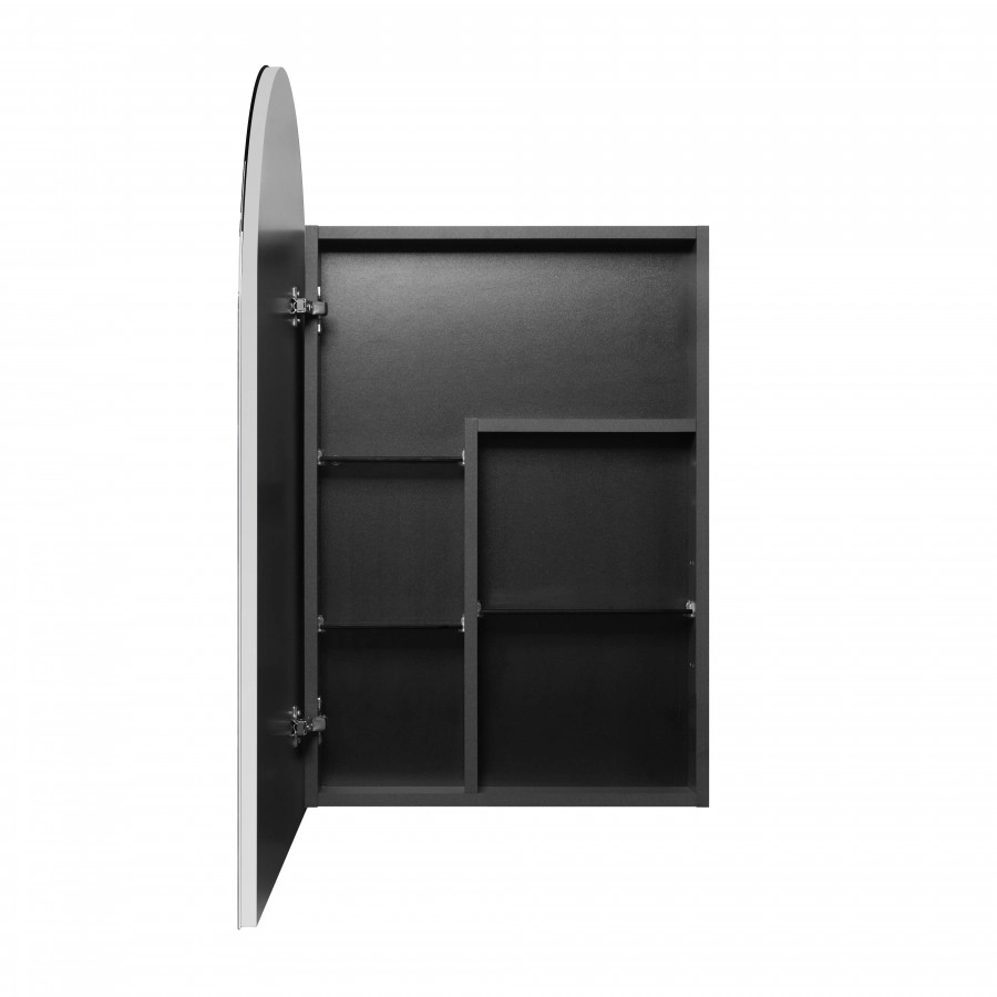 Зеркало-шкаф Aquaton Санта-Барбара 60 графит, L