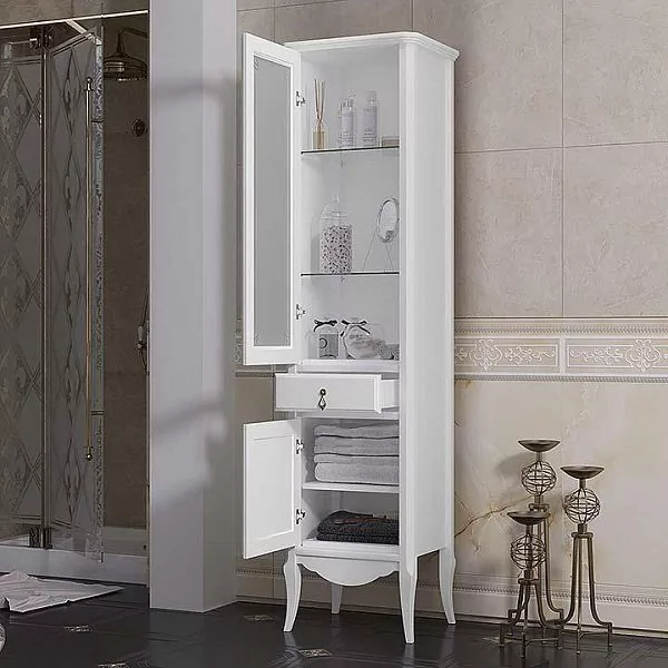 Пенал Opadiris Лоренцо 45 L белый матовый