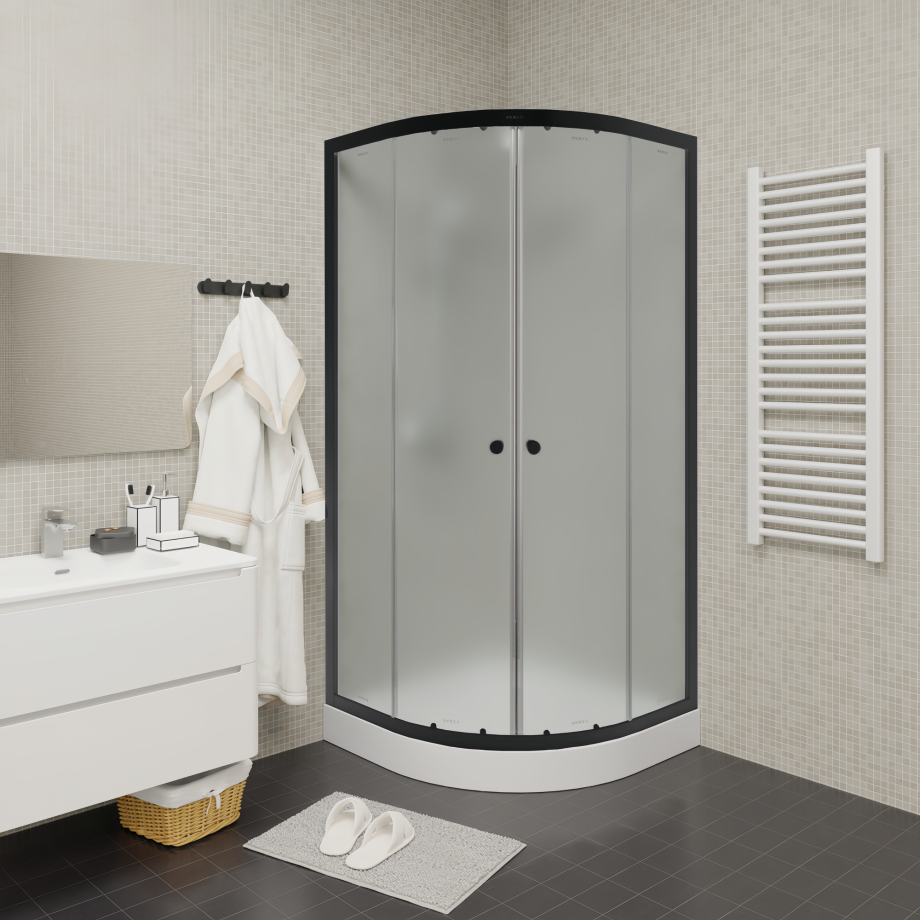 Душевой уголок Parly ZF81B с поддоном 80х80