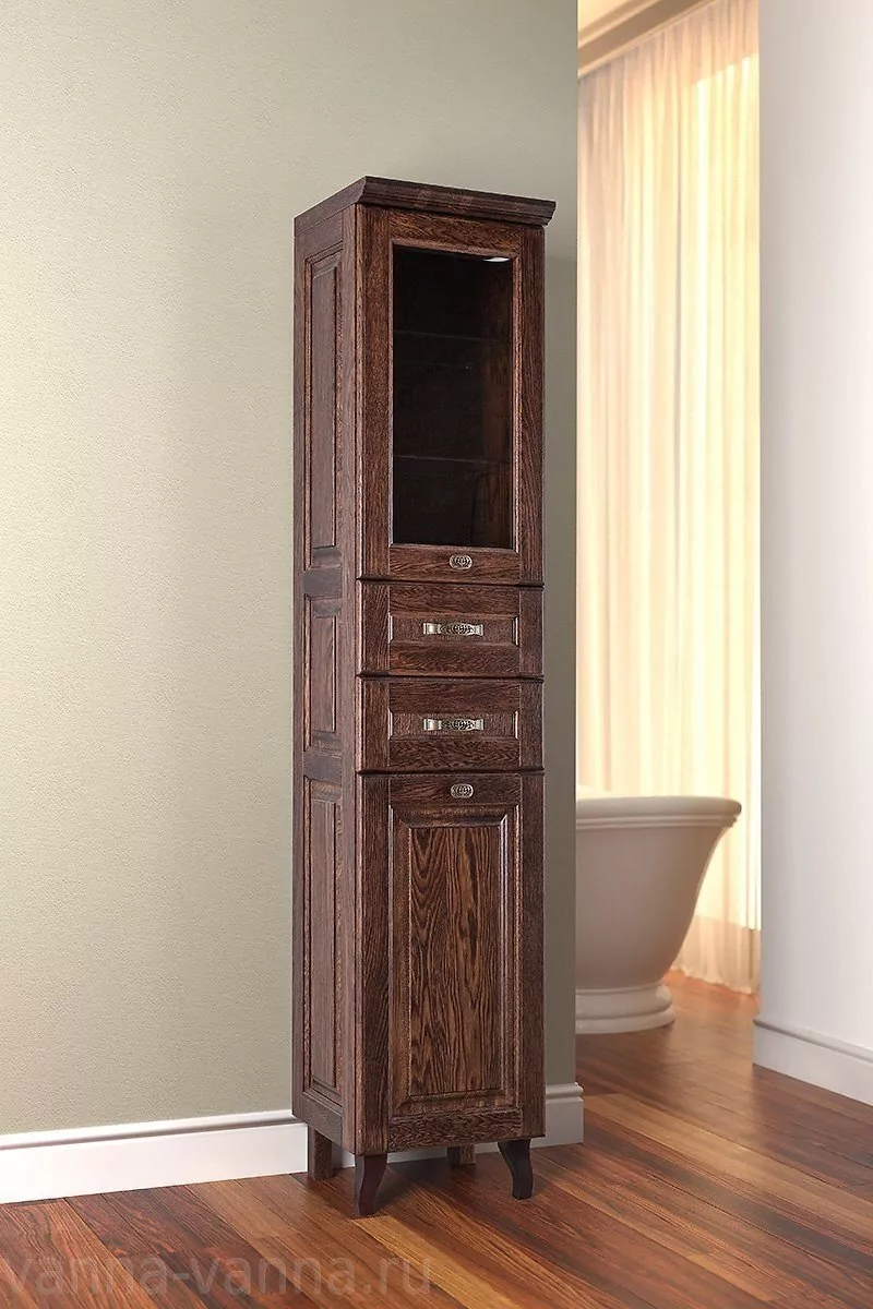 Пенал Vod-ok Elite Дубини 40 L/R напольный, орех, венге