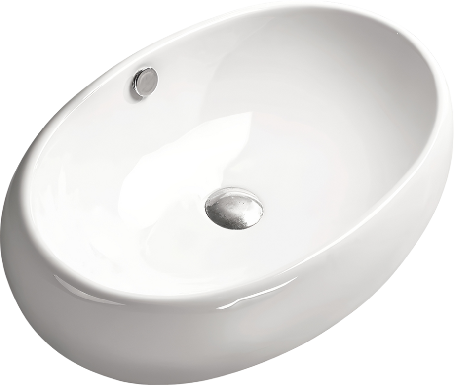Раковина SantiLine SL-1036 накладная, белая