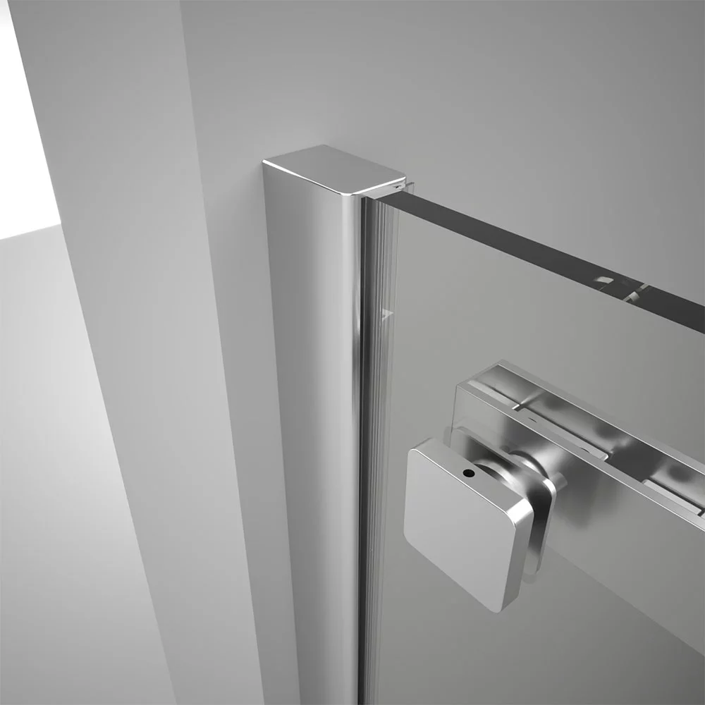 Душевой угол Veconi Rovigo RV-075, 1200х800х2000 хром, стекло прозрачное