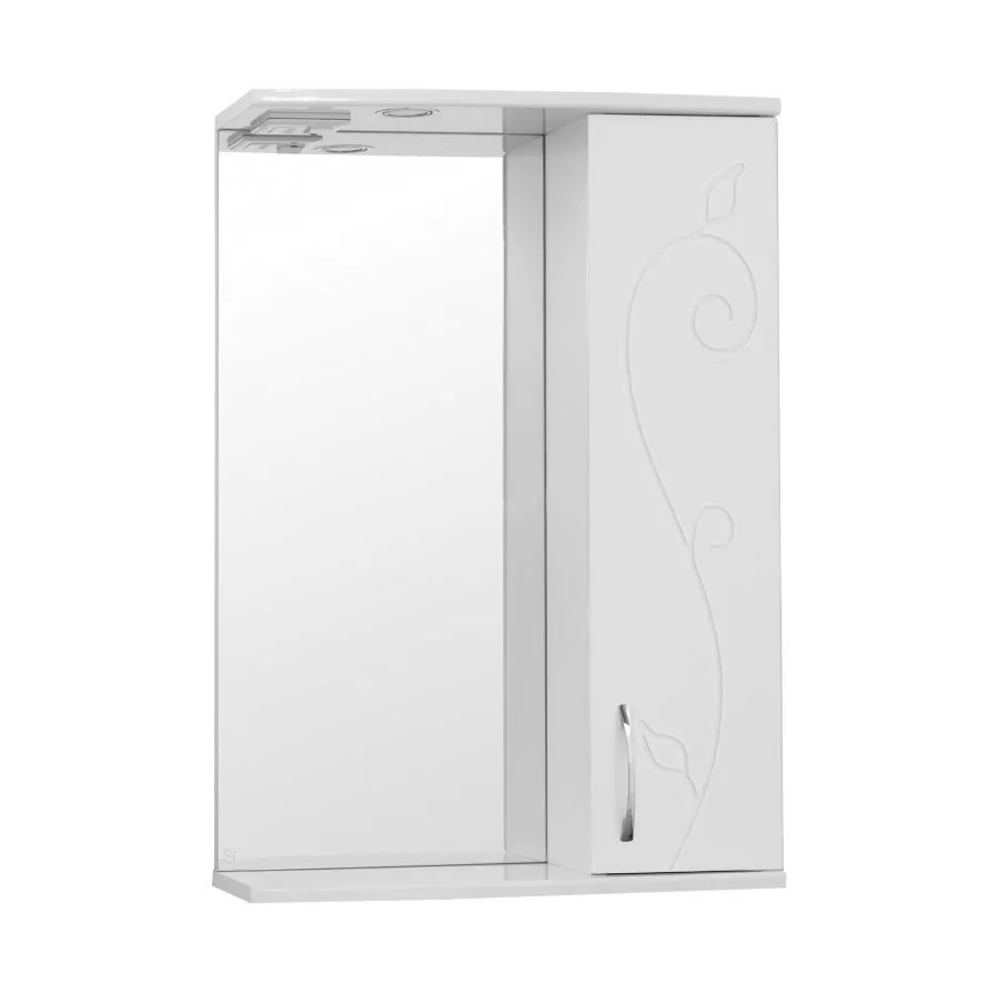 Мебель для ванной Style Line Эко Фьюжн №9 55 комплект, напольный, белый