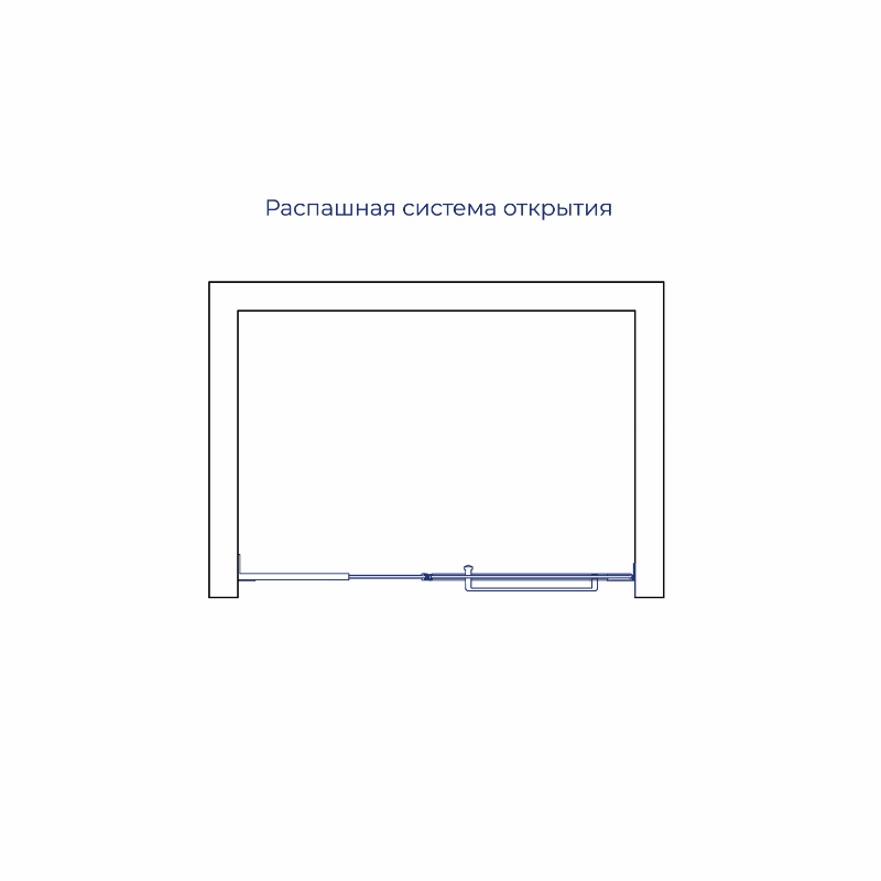 Душевая дверь RGW SV-006Nb 140 см Никель/Прозрачное от магазина Vanna-Vanna.ru!