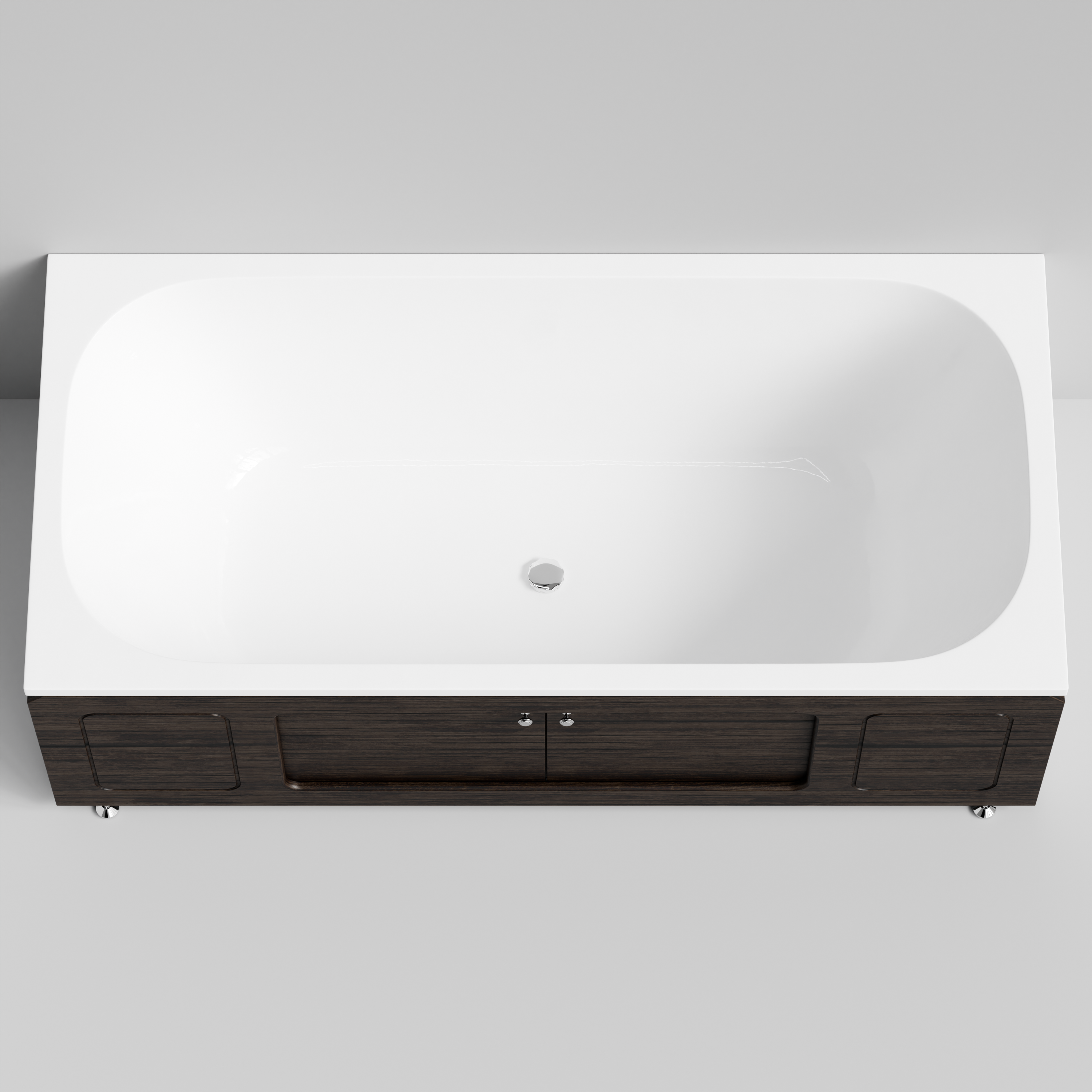 Экран под ванну Vod-ok Лидер 180 раздвижной венге