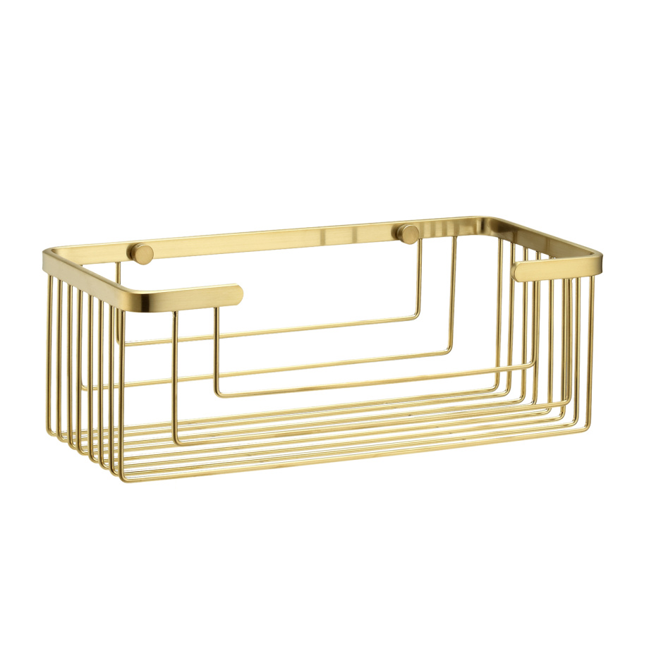 Полка WasserKRAFT K-711BRUSHED GOLD PVD-покрытие матовое золото