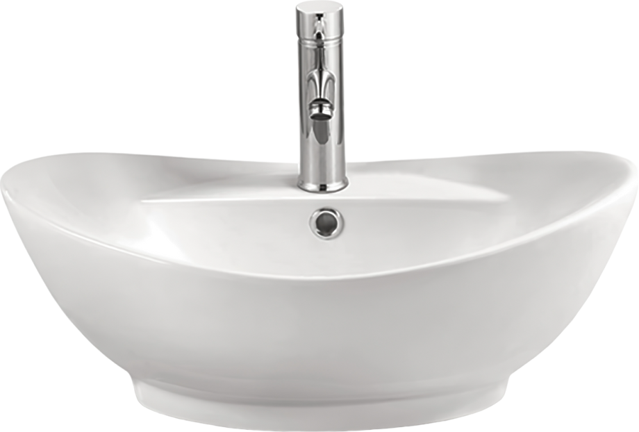 Раковина SantiLine SL-1022 накладная, белая