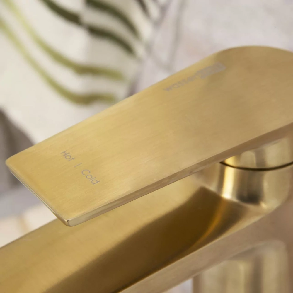 Смеситель для раковины WasserKRAFT Aisch 5503H матовое золото от магазина Vanna-Vanna.ru!