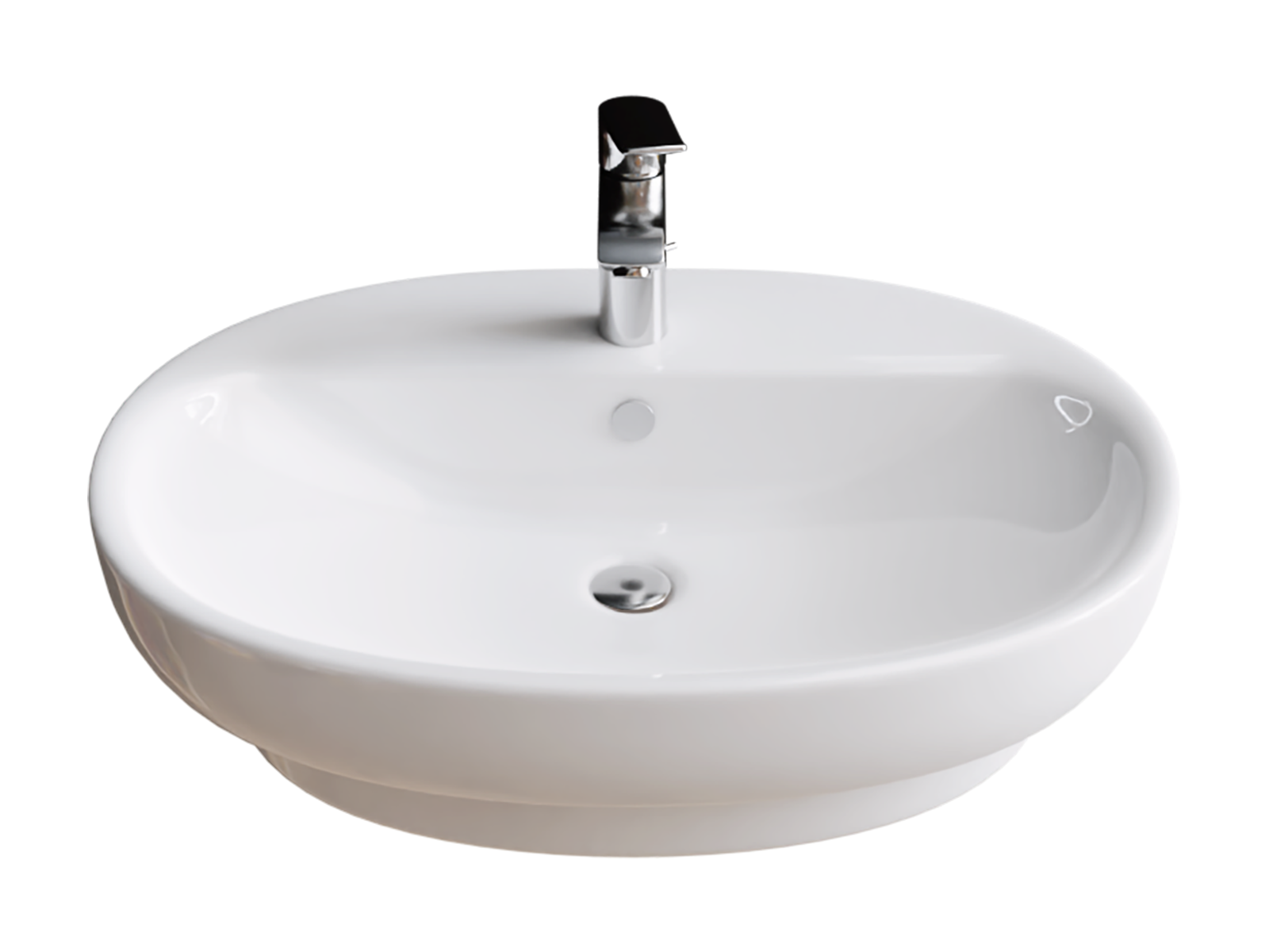 Тумба с раковиной Brevita Savoy 80 подвесная, белый