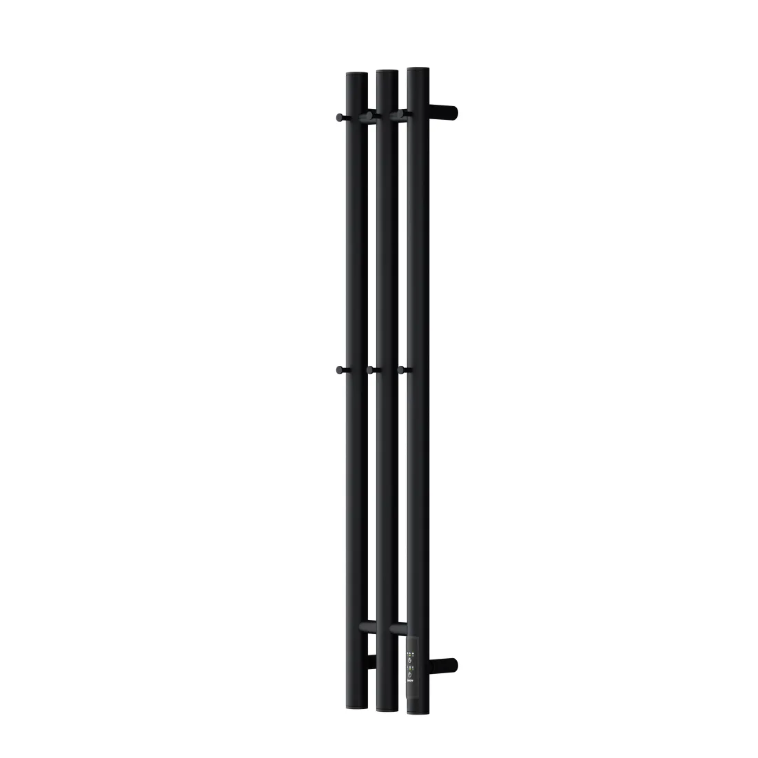 Полотенцесушитель электрический APEXTERMO Сириус LN10182BL 800х120 с крючками, черный от магазина Vanna-Vanna.ru!