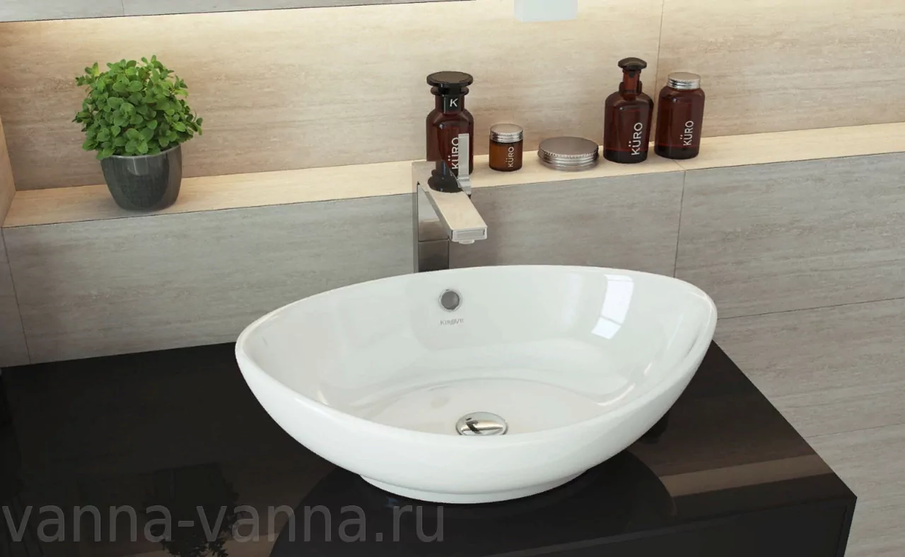 Раковина Kirovit Гамма 56 белая