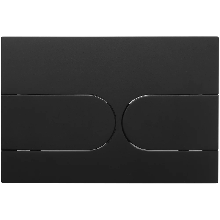 Кнопка смыва Veconi FLUSH V6, FLV6-B, 240х162х10, пластик, черный матовый