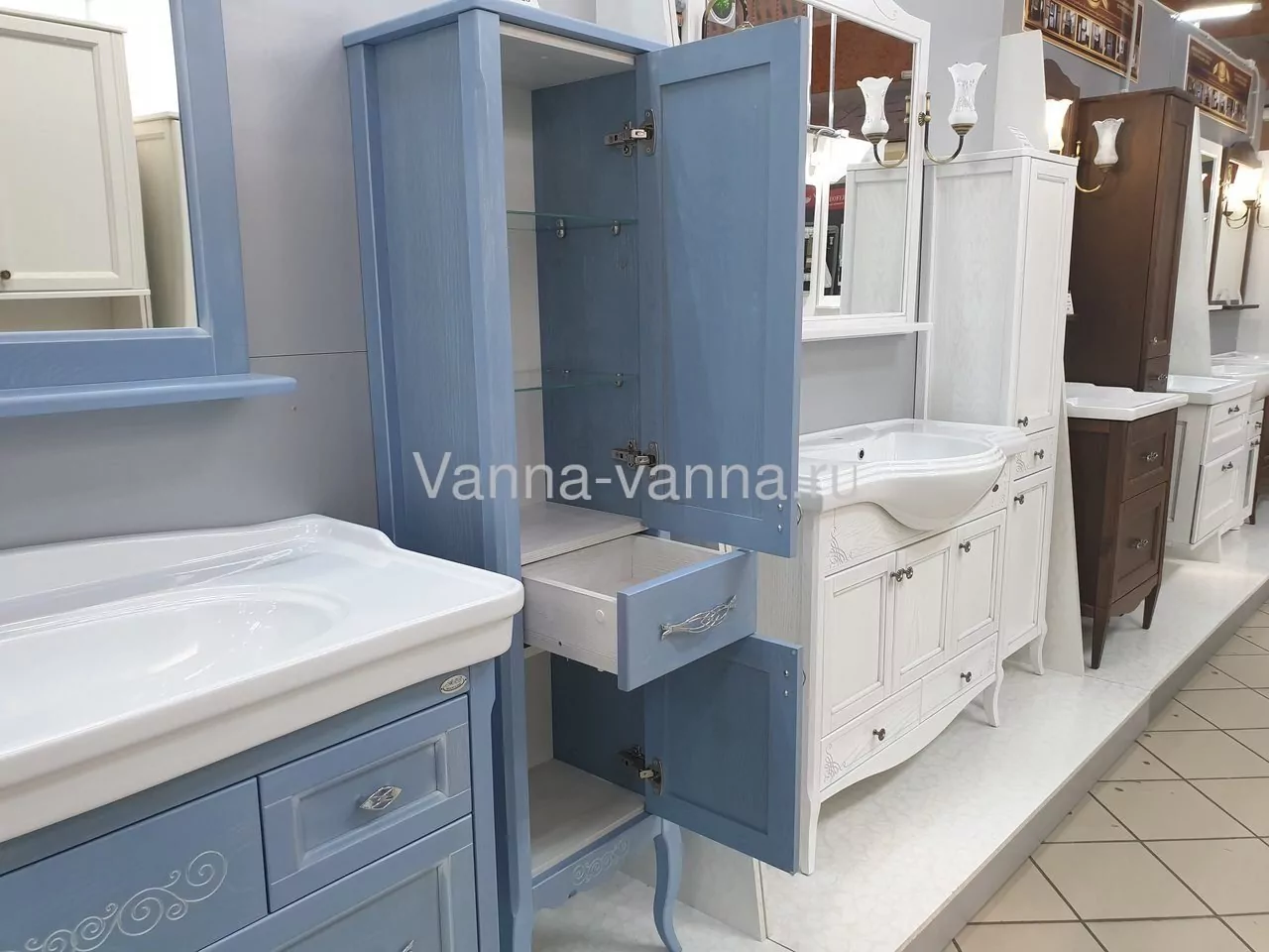 Пенал ASB Woodline Модерн 40 L/R напольный, рошфор от магазина Vanna-Vanna.ru!