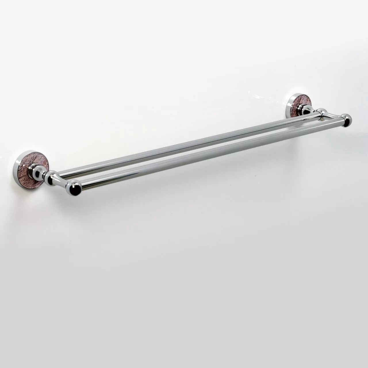 Полотенцедержатель WasserKraft Nau K-7740 хром/декор