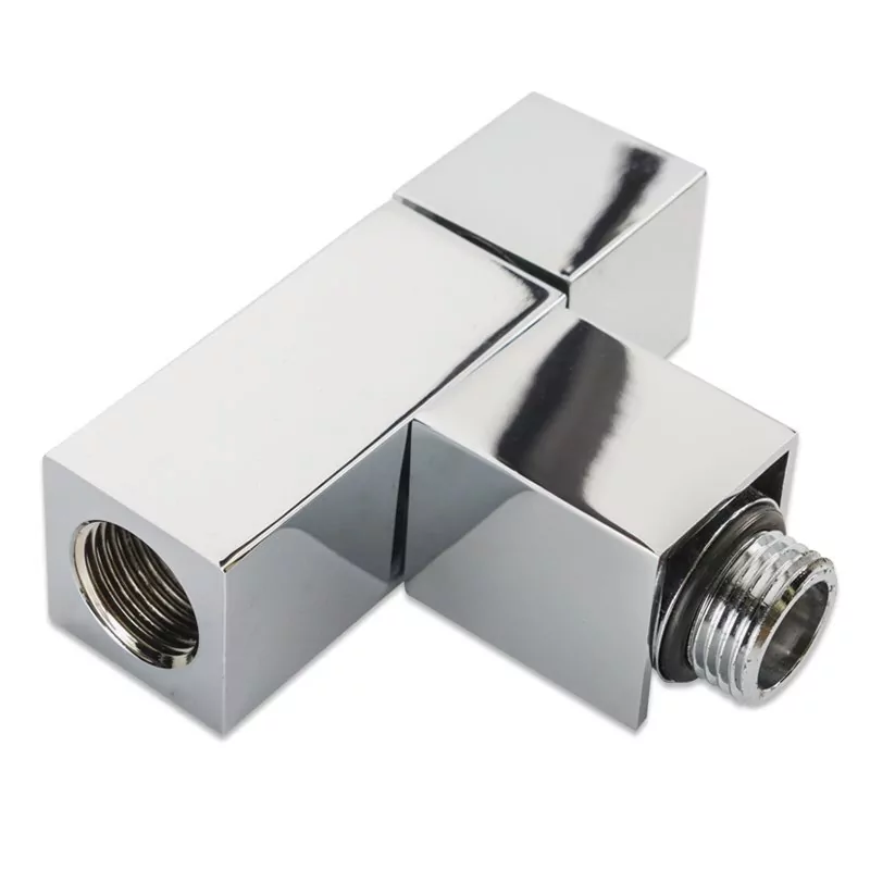 Вентиль угловой Laris 1/2"х1/2" ш/ш  для п/с хром, квадратный LX-858SCH0404 2 шт.