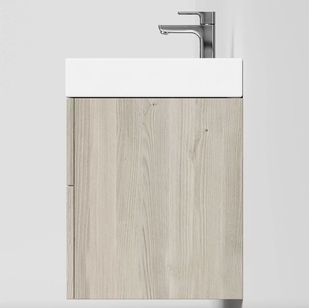 Тумба подвесная Vod-ok Элато 70 с раковиной Stance 70, дуб + 6 цветов