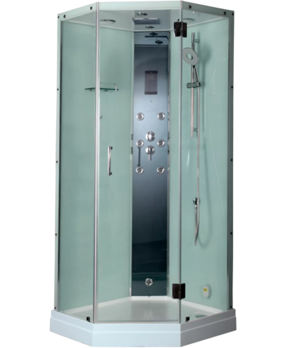 Душевая кабина Timo Premium ELTA H-312 R, 90х90 многоугольная, прозрачное стекло от магазина Vanna-Vanna.ru!
