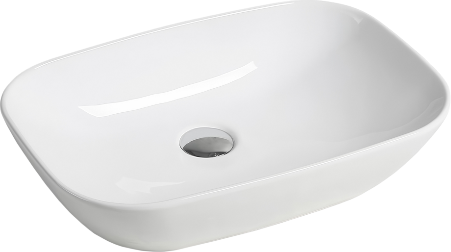 Раковина SantiLine SL-1049 накладная, белая