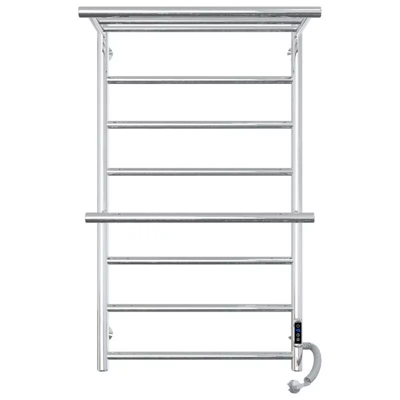 Полотенцесушитель электрический Laris Лавина П9 500х800 с полкой, правый, хром