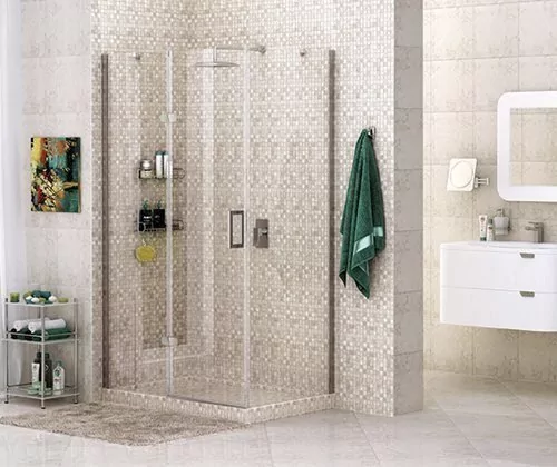 Душевой уголок WasserKraft Aller 10H10L 120х100 прямоугольный, без поддона, прозрачное стекло, хром