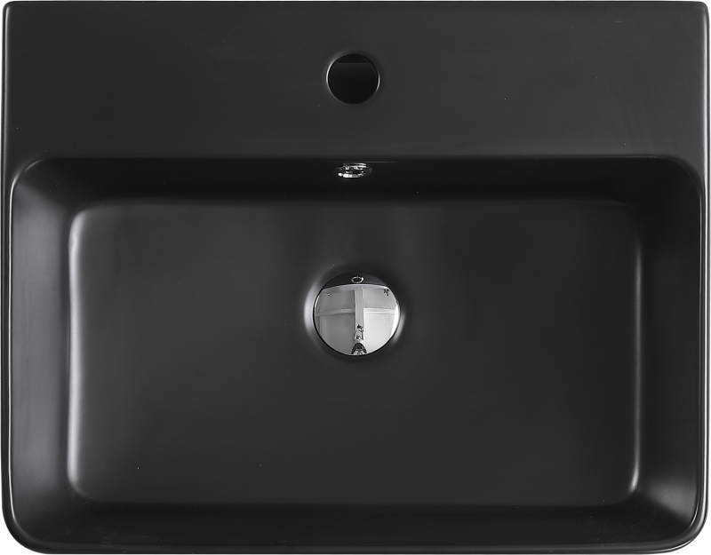 Раковина накладная Esbano CIRCON-52 (matt black) 520x420x155