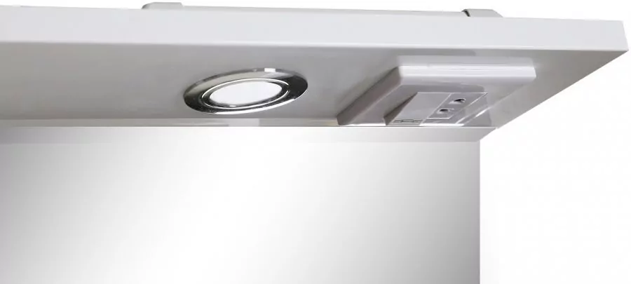 Зеркало Асб-мебель Бари 40 свет, белый