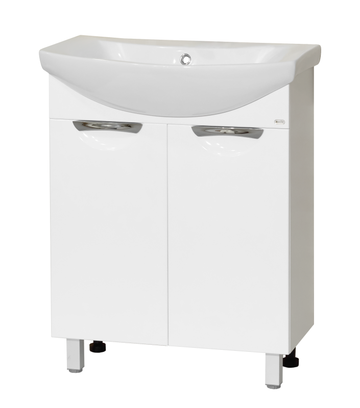 Тумба с раковиной Misty Лаванда 65 белый