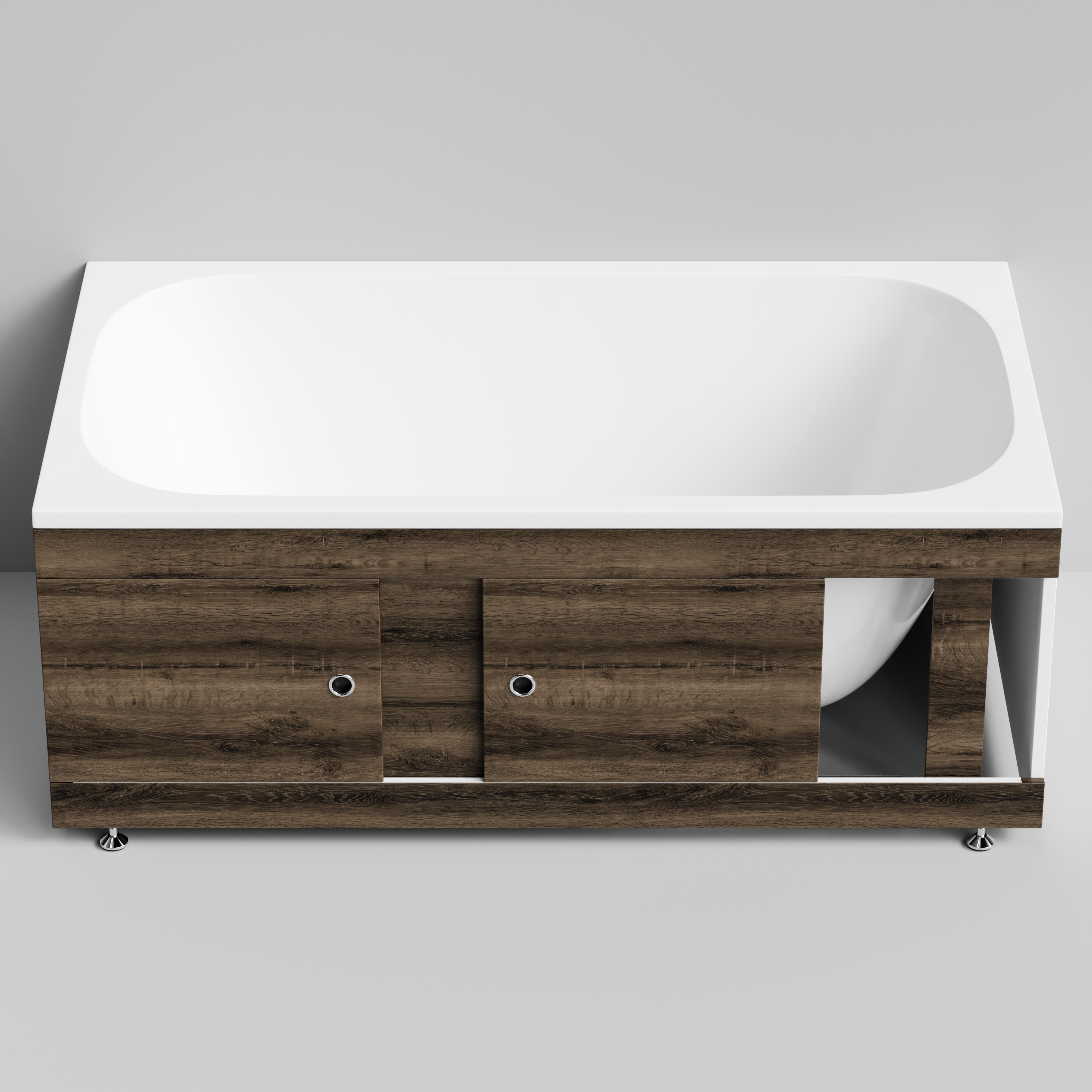 Экран под ванну Vod-ok Купе 150 раздвижной Дуб крымский коричневый