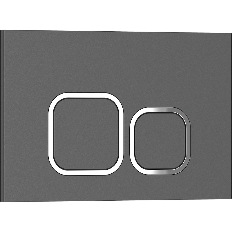 Кнопка смыва Iberica Blanca IB.B083.007.000 механическая, серый матовый