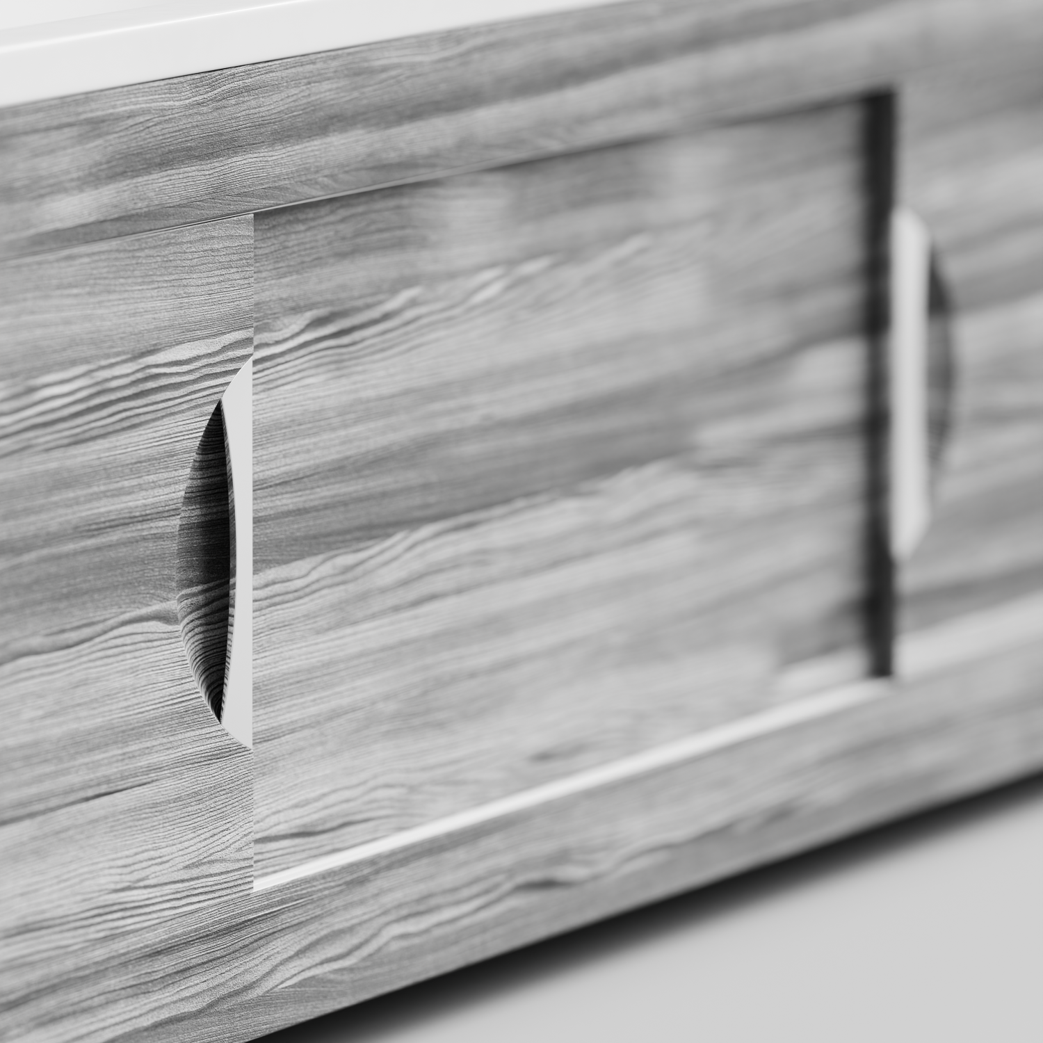 Экран под ванну Vod-ok Топ 180 раздвижной Лиственница структурная контрастно-серая