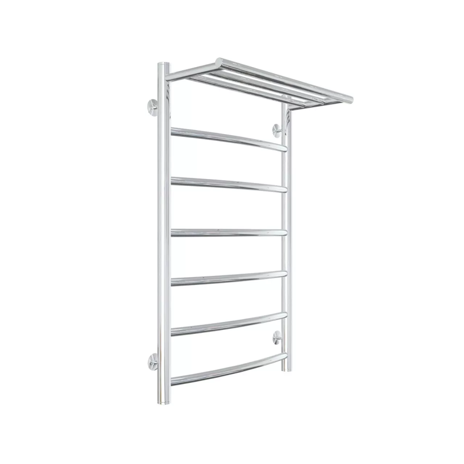 Полотенцесушитель водяной Laris Классик П7 500х800 с полкой, хром