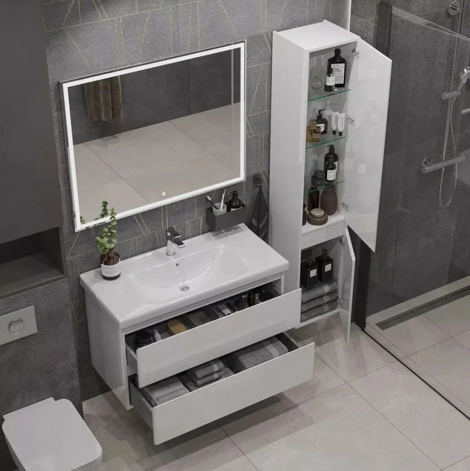 Пенал подвесной SanStar Arista белый