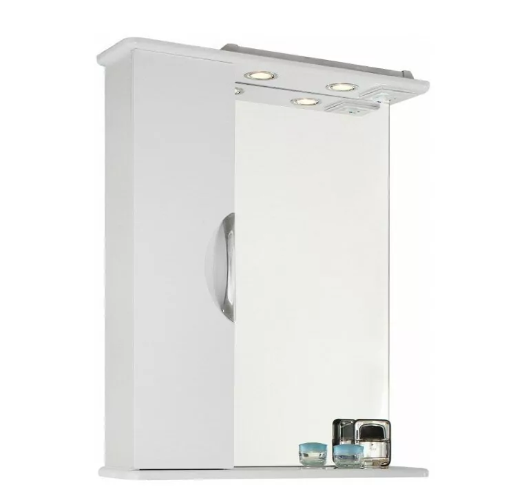 Мебель для ванной Vod-ok Лира 65 две двери, комплект, напольный, белый