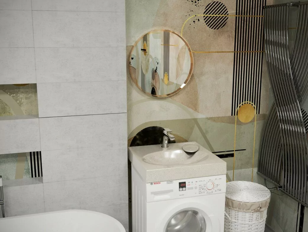 Раковина Stella Polar Миро 60х60 бежевая