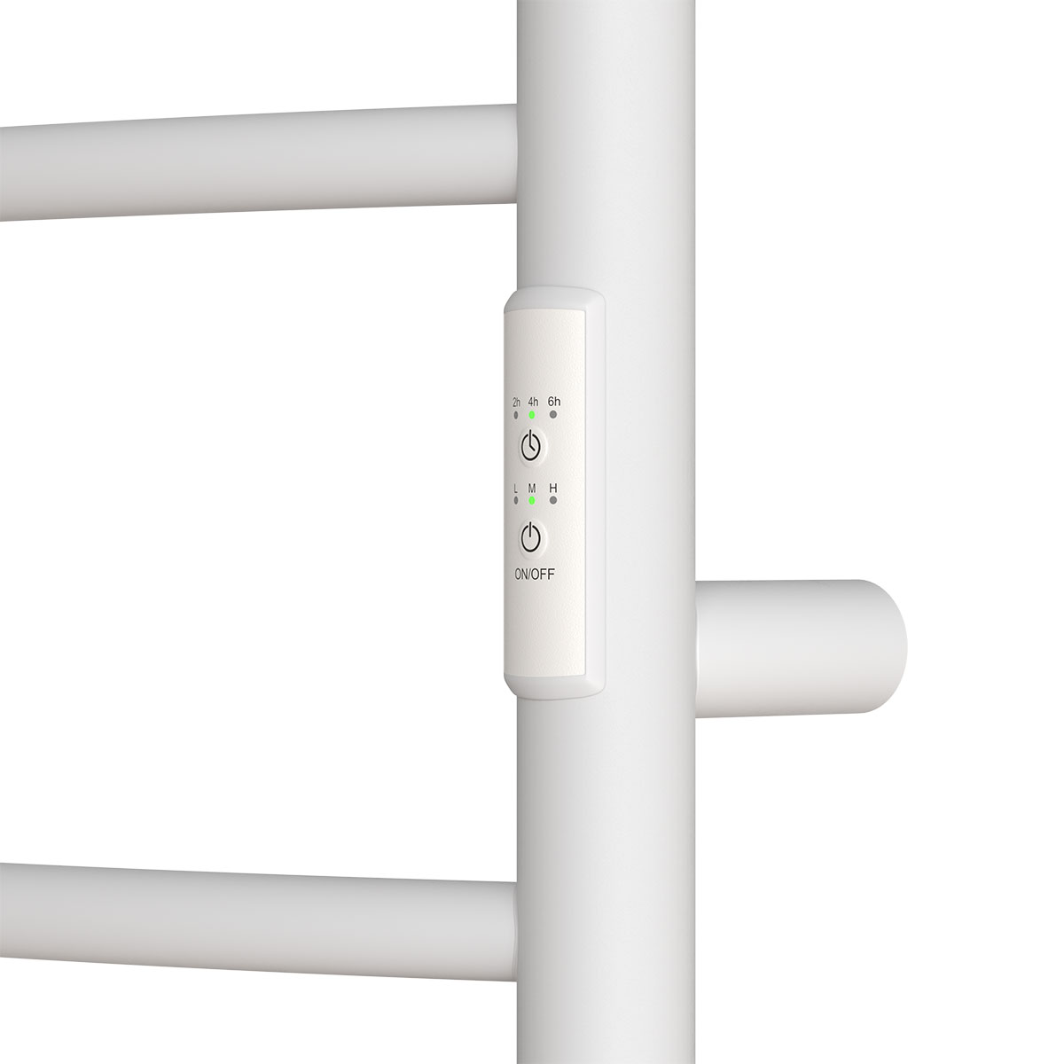 Полотенцесушитель электрический APEXTERMO Corona CR01184WM 800x400 с полкой, белый матовый