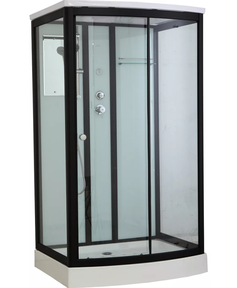 Душевая кабина Timo Standart Т-6615 Black 120x90