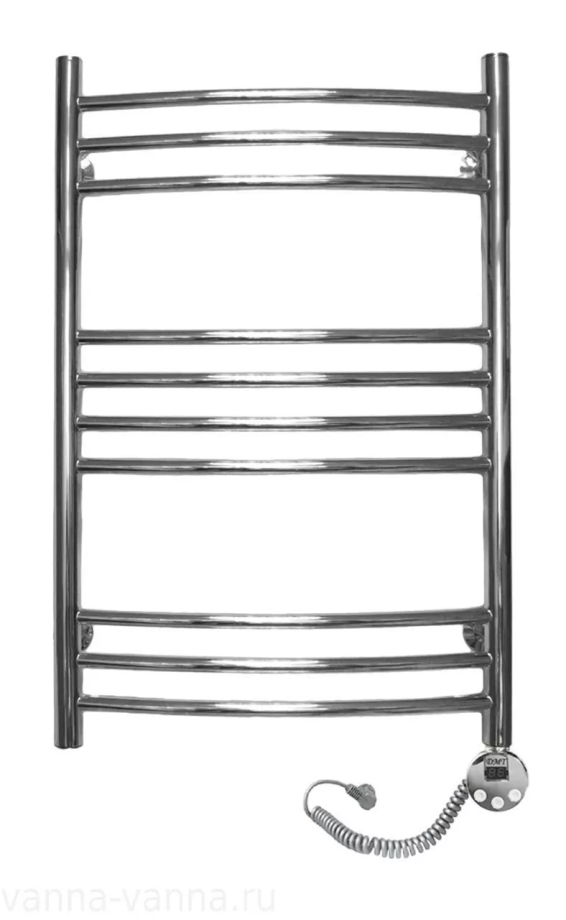 Полотенцесушитель электрический Domoterm Калипсо П10 500x800 ER с терморегулятором, правый, хром
