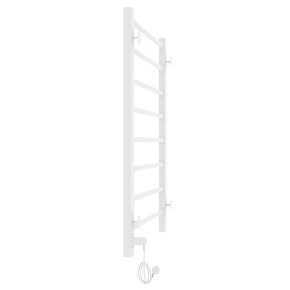 Полотенцесушитель электрический Laris Феличия ЧК П8 400х800 с терморегулятором, правый, белый матовый