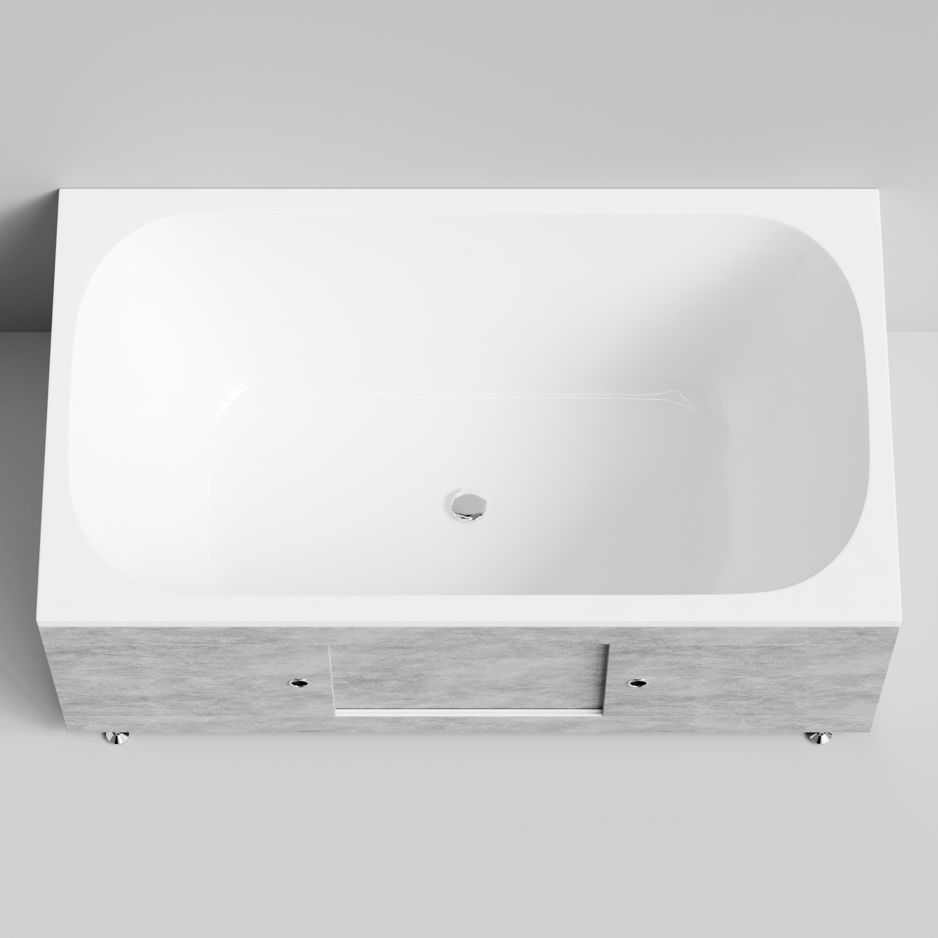 Экран под ванну Vod-ok Купе 150 раздвижной Горный камень