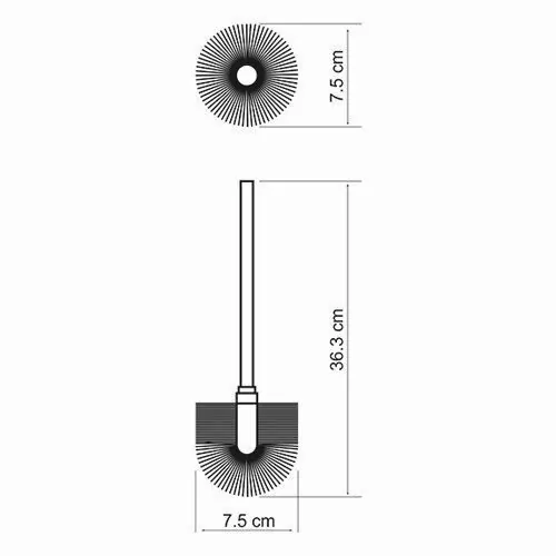 Щетка для унитаза с ручкой сменная K-026 WasserKraft