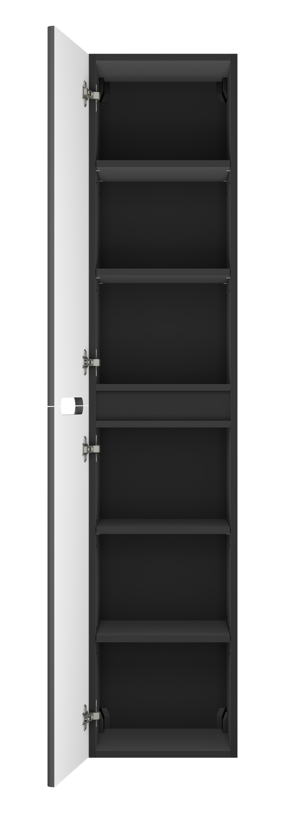 Пенал Misty Пенал Роял 35 подвесной, L/R, черный