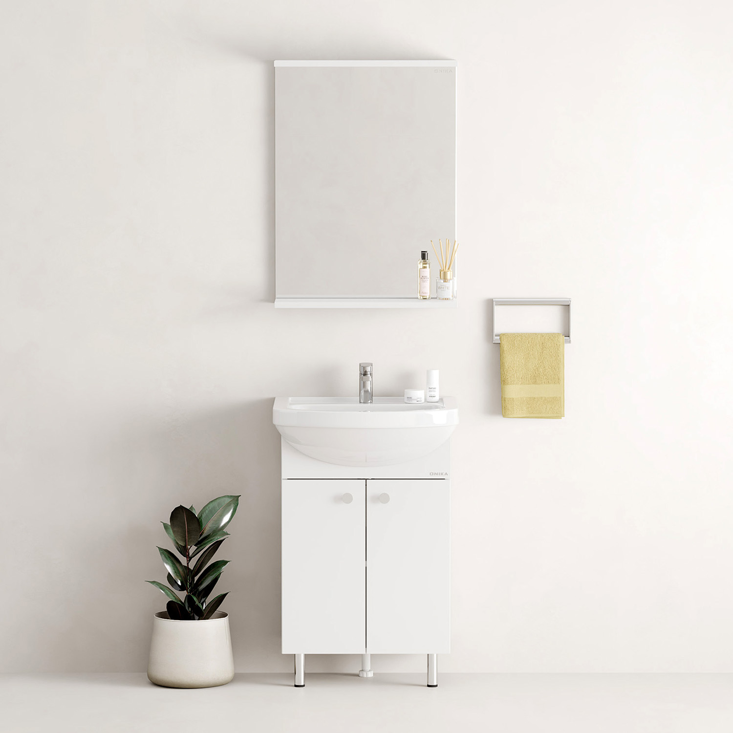 Зеркало Onika Крит 52 белый