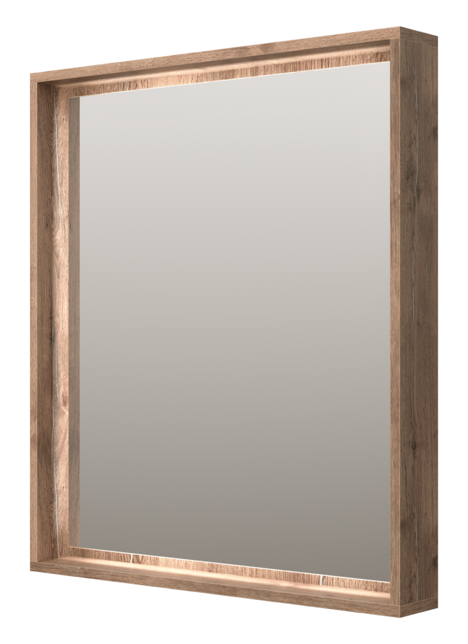 Зеркало Brevita Dallas 70 темное дерево