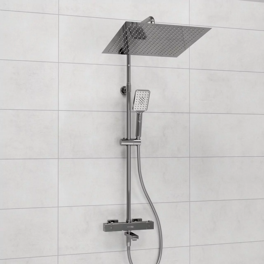 Душевая стойка WasserKraft A199.119.126.087.CH Thermo хром