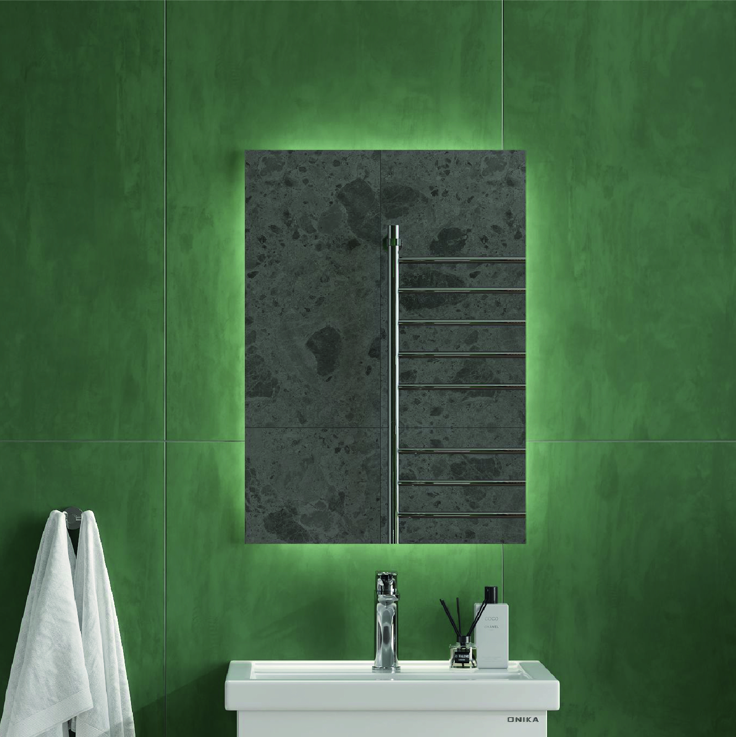 Зеркало Onika Люма 60 с LED подсветкой