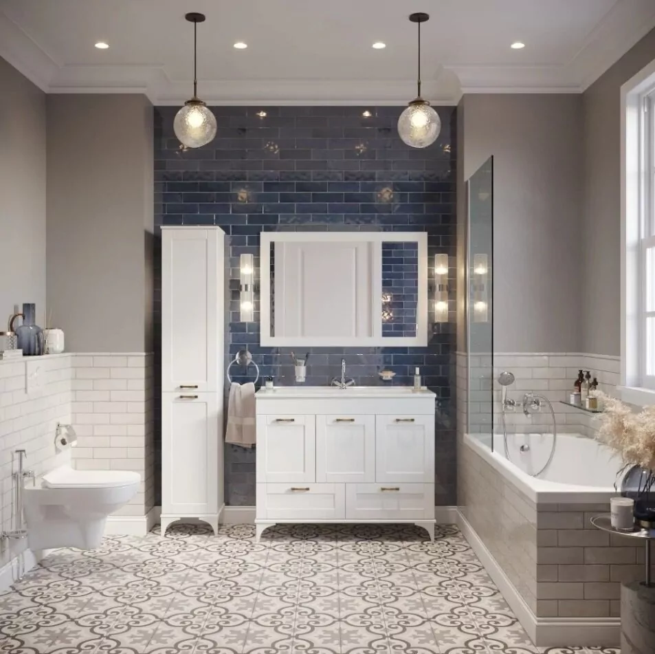 Пенал Sanflor Ванесса 35 L напольный, белый