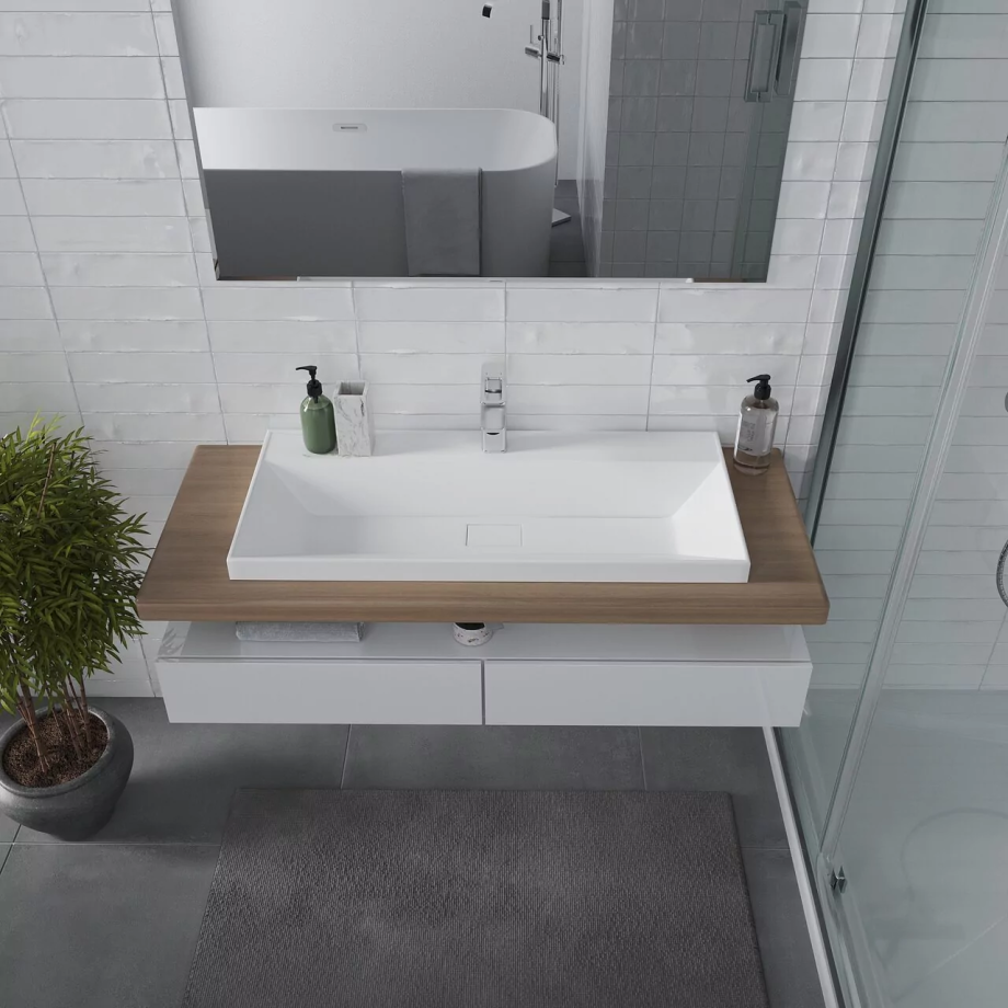 Раковина Madera Classica Slim 80 белая