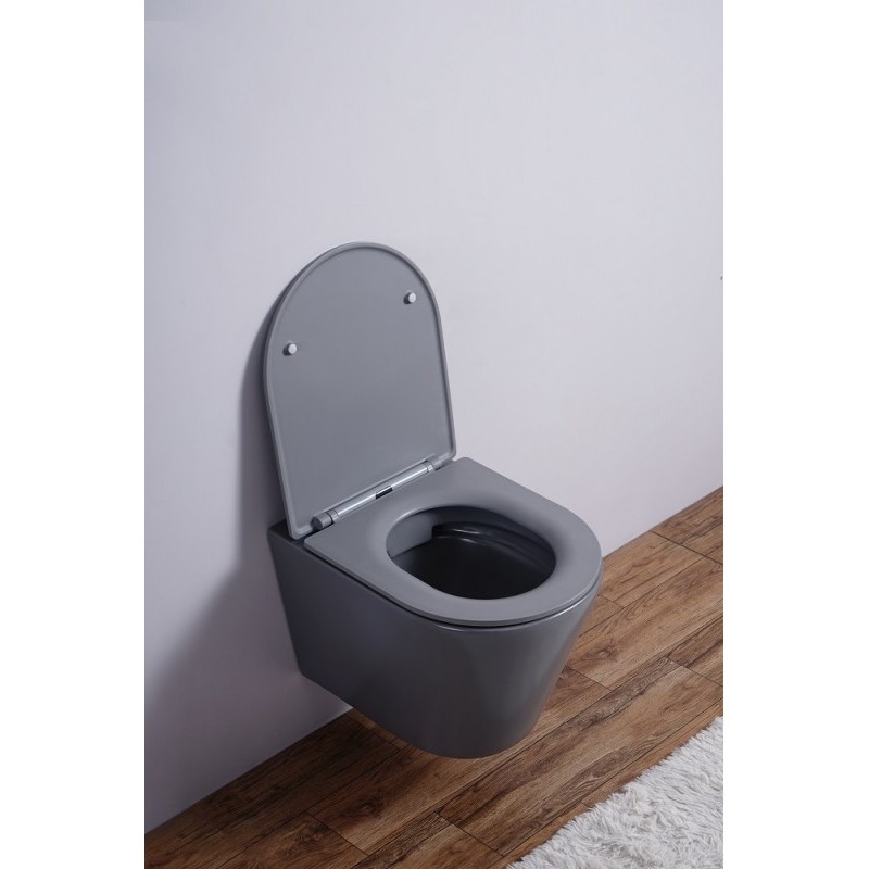 Унитаз подвесной Esbano CLAVEL (Matt Grey) 480x360x355